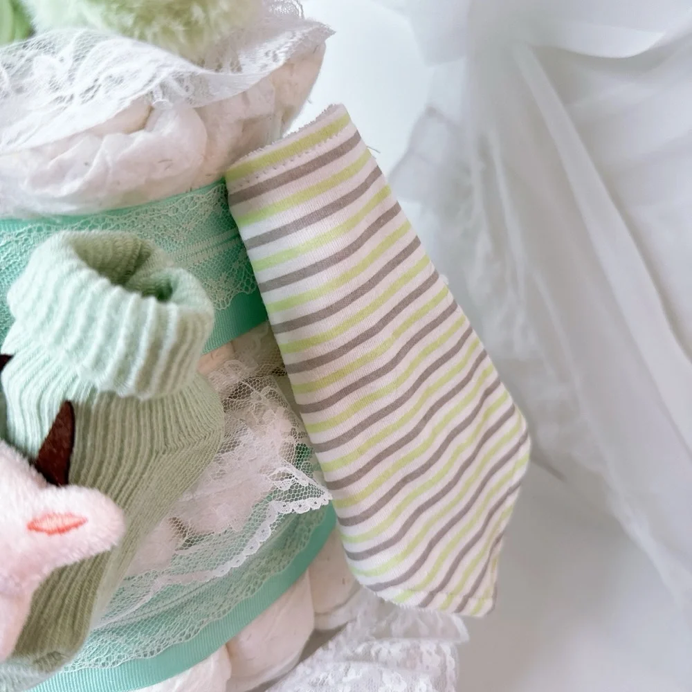 Bull Diaper Cake, Farm Baby Shower